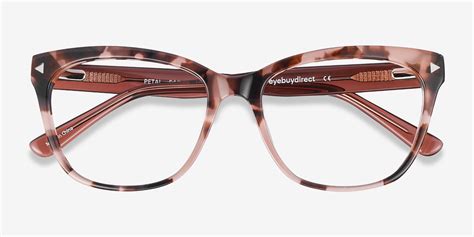 pink tortoiseshell glasses frames